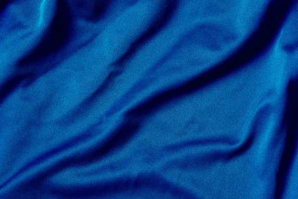 Kék szövet szövet háttér textúra — Stock Fotó