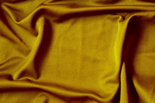 Altın kumaş bez arka plan dokusu — Stok fotoğraf