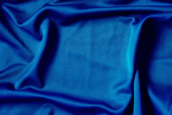 Tecido azul pano fundo textura — Fotografia de Stock