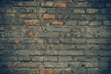 tuğla duvar doku filtre etkisi retro vintage tarzı ile