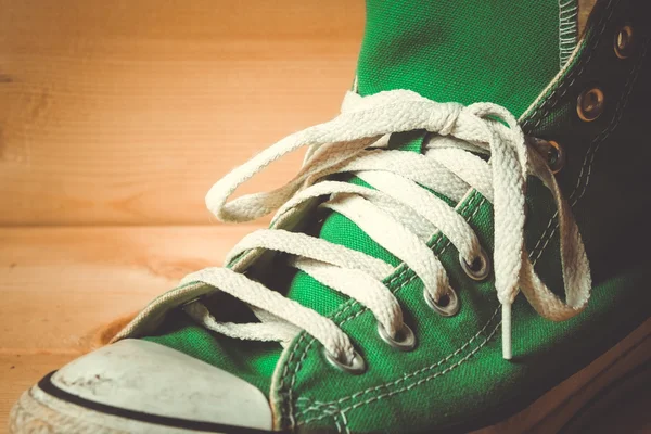 Sneakers with filter effect retro vintage style — Stock Photo, Image