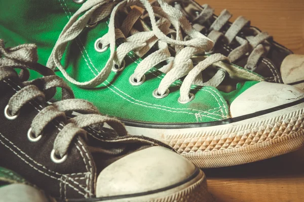 Zapatillas con efecto filtro estilo retro vintage —  Fotos de Stock