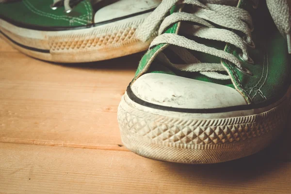Sneakers with filter effect retro vintage style — Stock Photo, Image