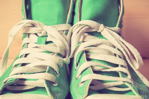 A szűrő hatás retro vintage stílusú cipők — Stock Fotó