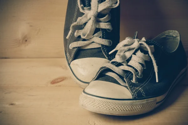 Sneakers med filter effekt retro vintage stil — Stockfoto