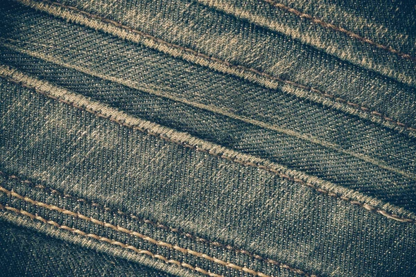 Texture di sfondo blu jeans con effetto filtro vintag retrò — Foto Stock