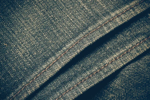 Textur der Blue Jeans Hintergrund mit Filtereffekt Retro-Vintag — Stockfoto