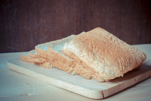 Brot mit Filtereffekt Retro-Vintage-Stil — Stockfoto