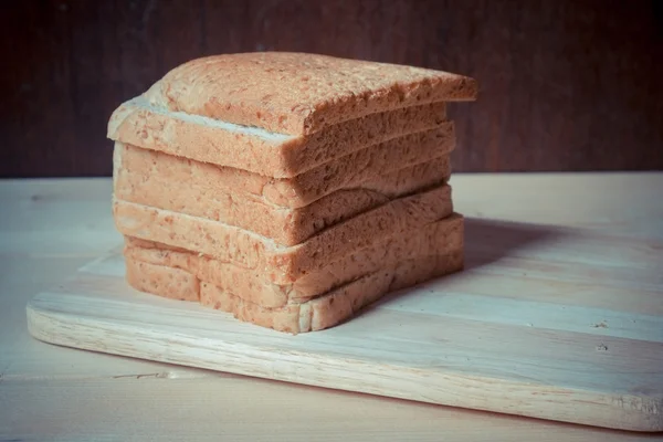 Brood met filter effect retro vintage stijl — Stockfoto