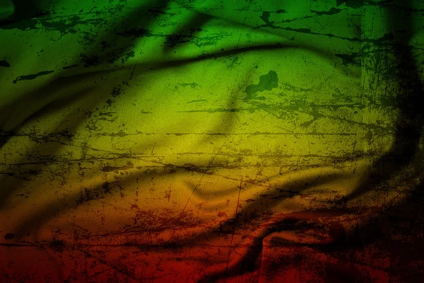 Grunge fundo reggae cores verde, amarelo, vermelho — Fotografia de Stock