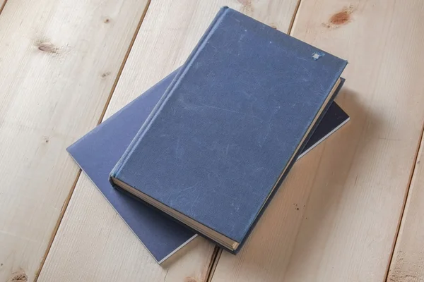 Recycled paper book on wooden background — Stock Photo, Image