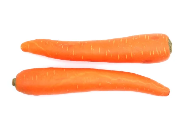 Carota isolata su sfondo bianco — Foto Stock