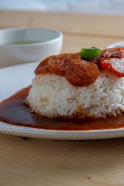 Kırmızı domuz ve pirinç, Tayland gıda