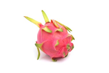 Pitaya üzerinde beyaz babkground izole