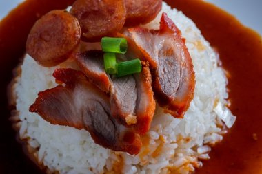 Kırmızı domuz ve pirinç, Tayland gıda