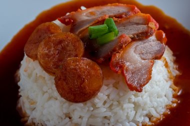 Kırmızı domuz ve pirinç, Tayland gıda