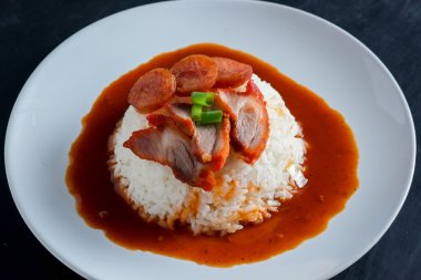 Kırmızı domuz ve pirinç, Tayland gıda