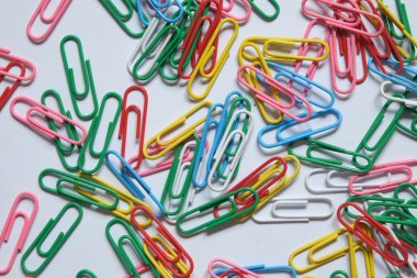 renk beyaz arka plan üzerinde klipler