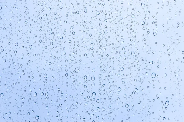 窗玻璃上的雨滴纹理背景 — 图库照片