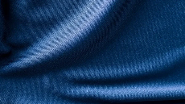 Niebieski Materiał Tkanina Tło Tekstury — Zdjęcie stockowe