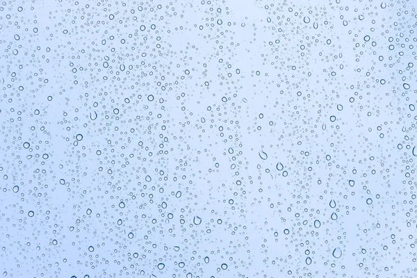 Eső Csepp Ablaküveg Textúra Háttér — Stock Fotó