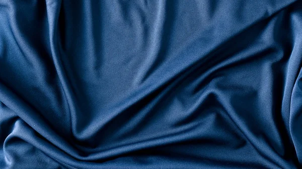 Kék Szövet Szövet Háttér Textúra — Stock Fotó