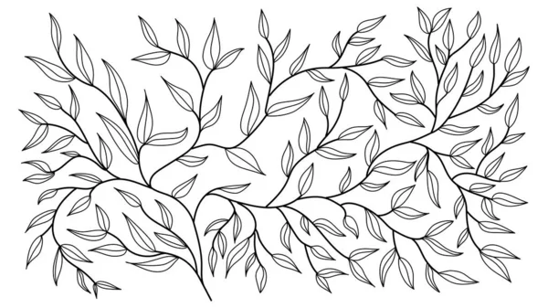 Ręcznie Narysowane Linie Wzór Tekstury Włosów Bazgroły Projektowania Sztuka Liniowa — Wektor stockowy