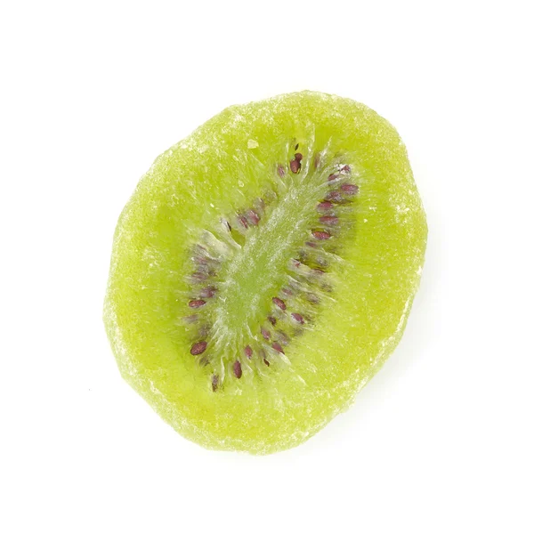 Getrocknete Kiwi isoliert auf weißem Hintergrund — Stockfoto