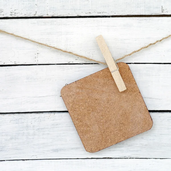 Note Papers on the wood background — Stock Photo, Image