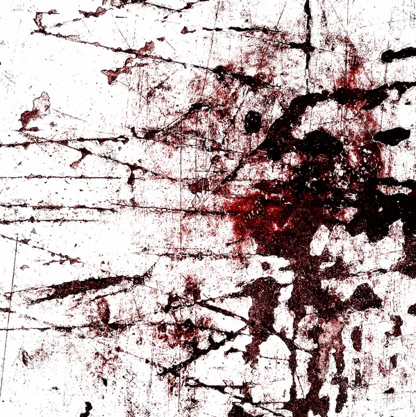赤い血液スプラッタに背景のようなグランジ — ストック写真