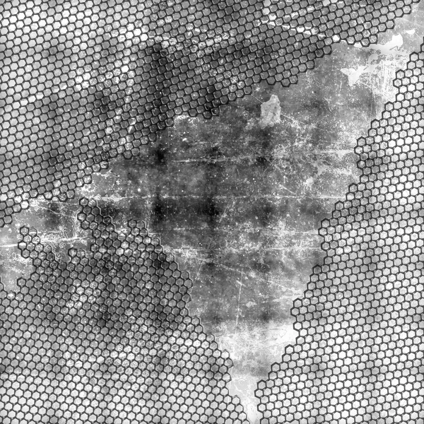 Черно-белый гранж фон, текстурированный на бетонной стене — стоковое фото