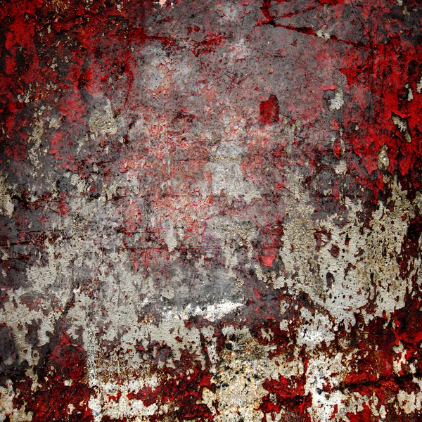 Красный гранж фон, текстурированный на бетонной стене — стоковое фото