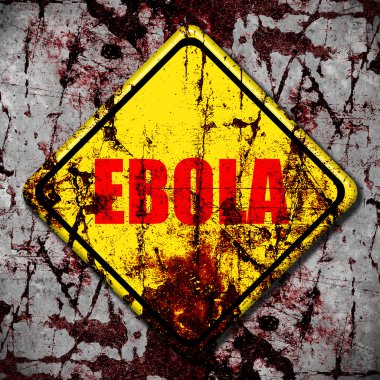 Ebola virüsü sarı yol işareti