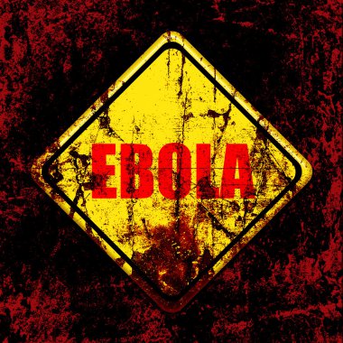 Ebola virüsü sarı yol işareti