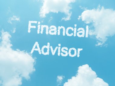 mavi gökyüzü arkaplanında dizayn edilmiş bulut kelimeleri