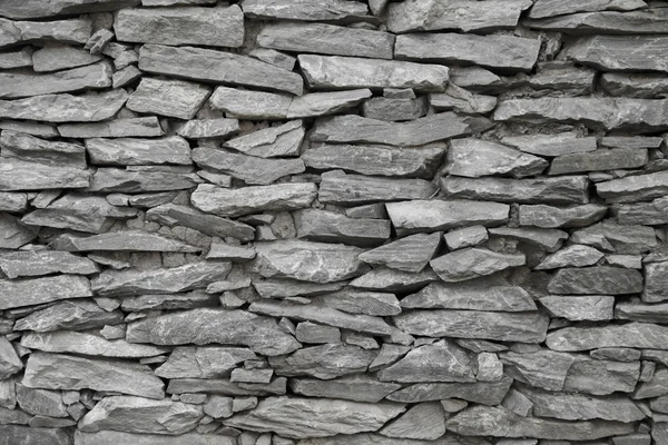 Black and white stone wall — Stock Photo, Image