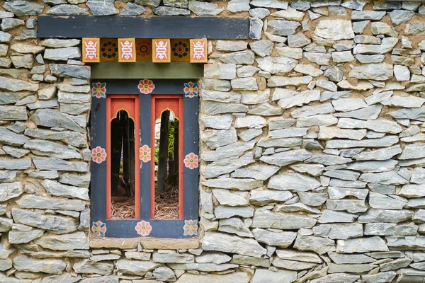 Stile muro del Bhutan — Foto Stock