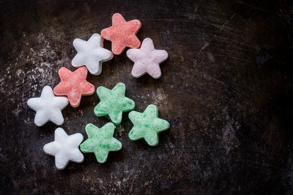 Coloridas estrellas de caramelo — Foto de Stock