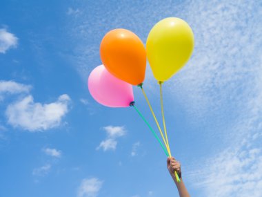  Gökyüzünde balonlar