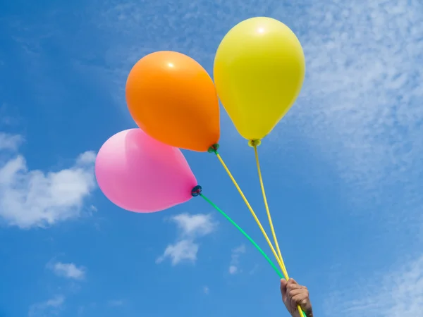 Balony na niebie — Zdjęcie stockowe