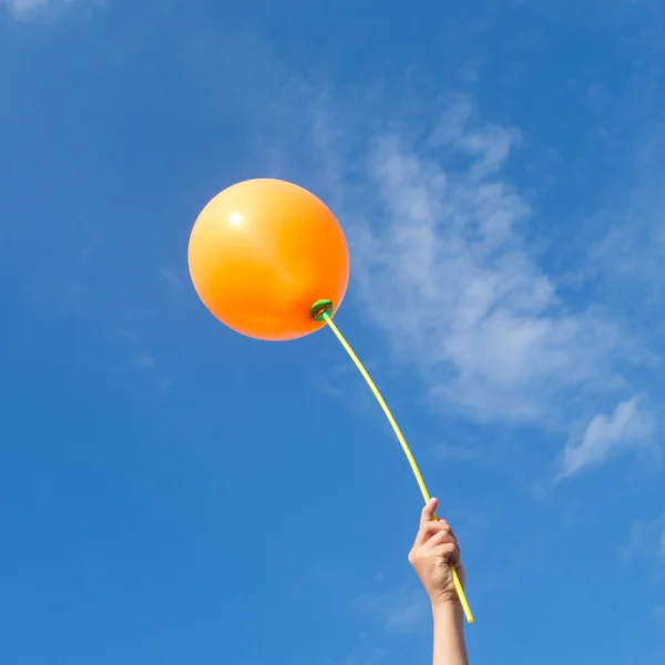 Balónky na obloze — Stock fotografie