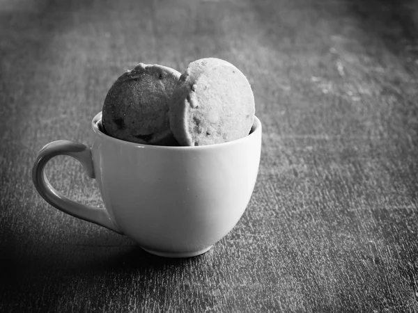 Galletas en blanco y negro — Foto de Stock