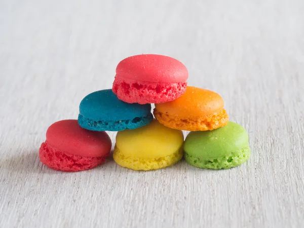 Macarons coloridos franceses — Fotografia de Stock