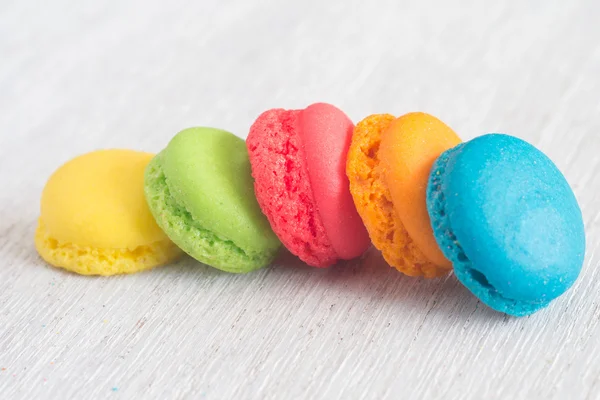 Francuskie macarons kolorowy — Zdjęcie stockowe