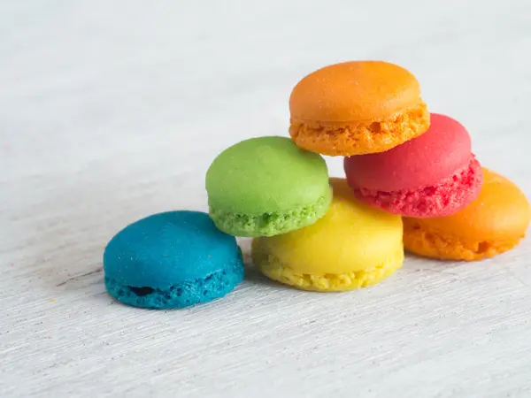 Macarons coloridos franceses — Fotografia de Stock