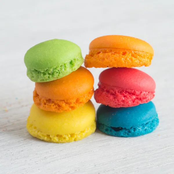 Macarons coloridos franceses — Fotografia de Stock