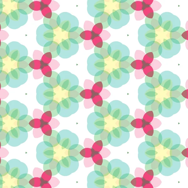 Pattern illustration of abstract flowers — Stock Photo, Image