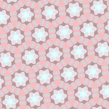 desen illüstrasyon soyut çiçek