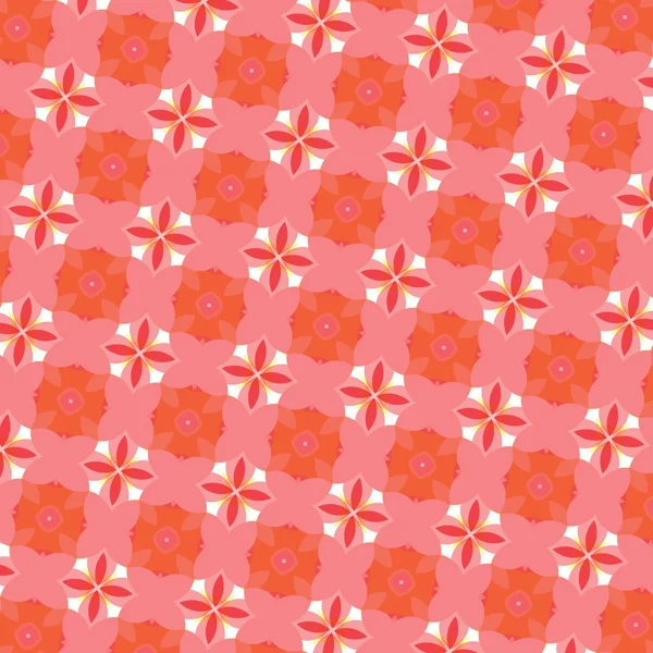 Musterillustration abstrakter Blumen — Stockfoto
