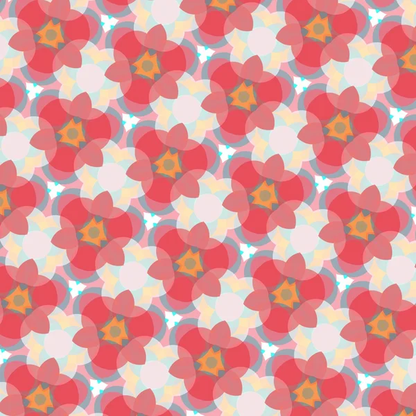 Ilustración patrón de flores abstractas —  Fotos de Stock